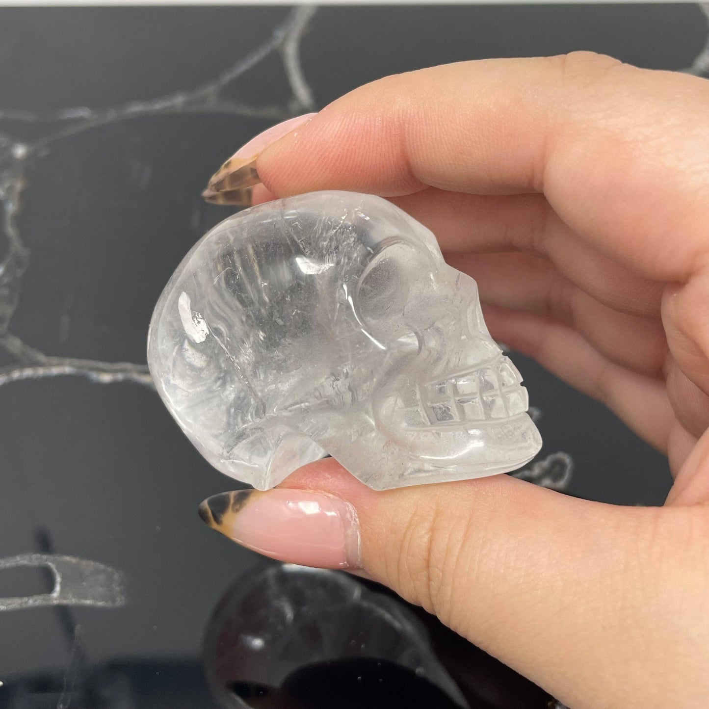 Clear Quartz Skull