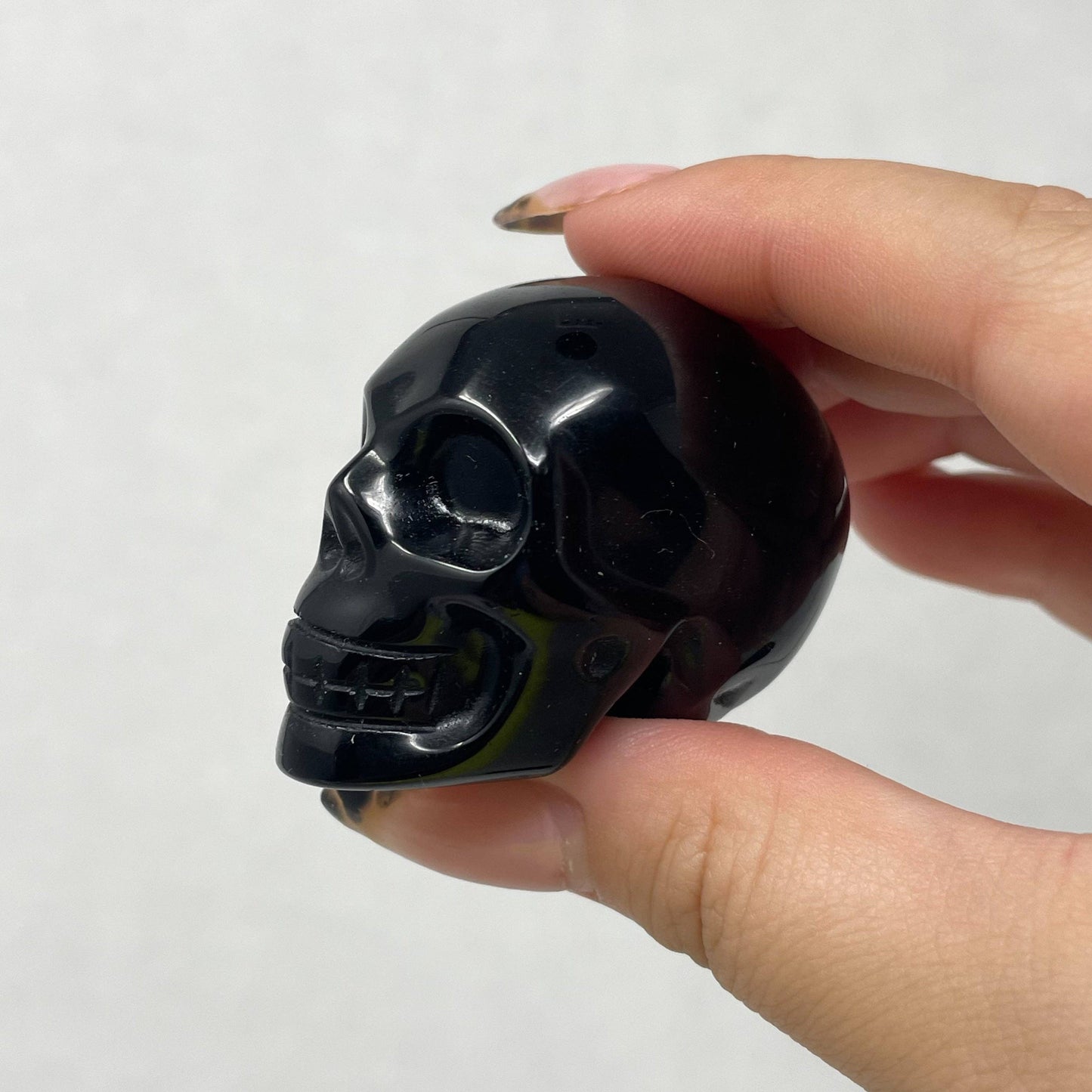 Black Obsidian Skulls