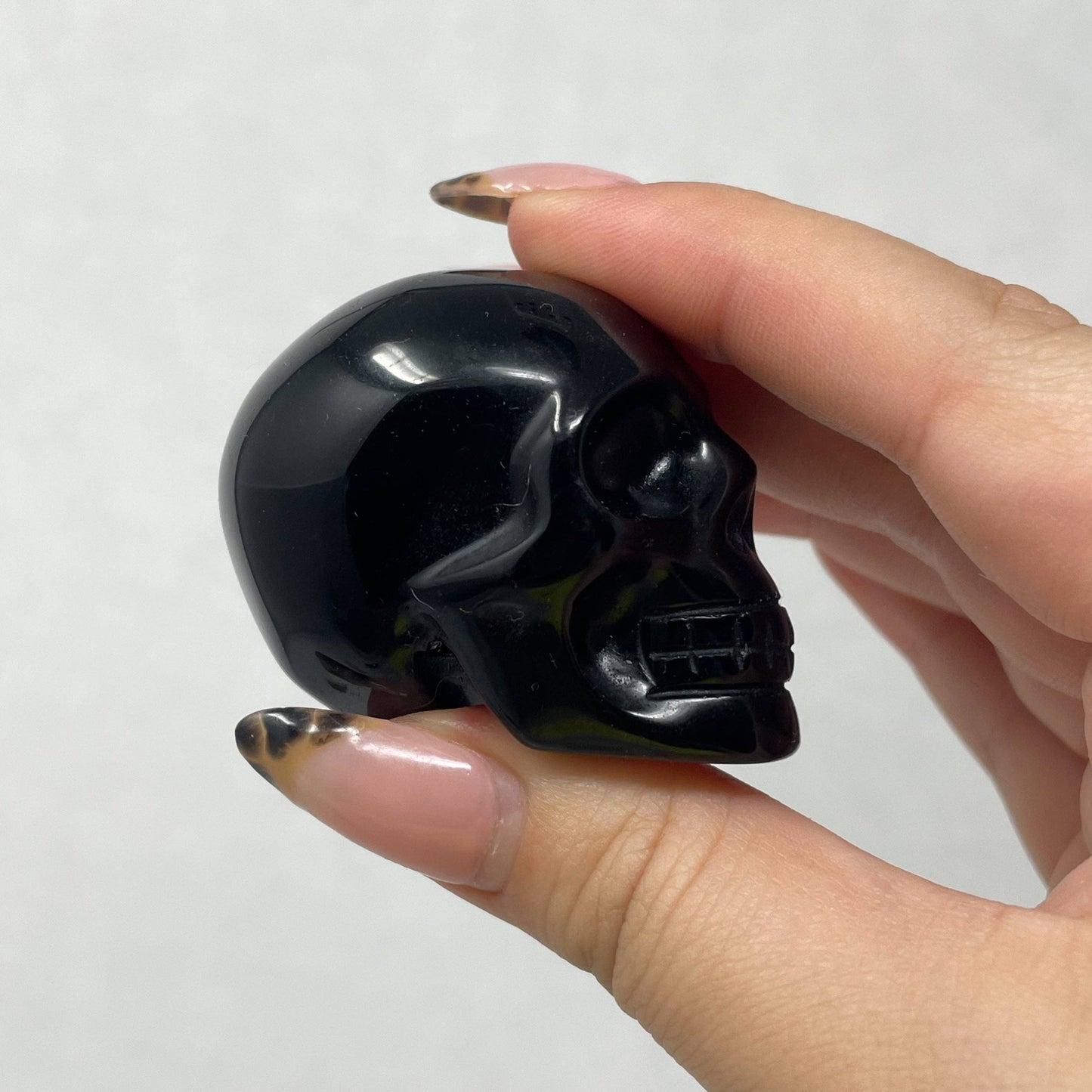 Black Obsidian Skulls