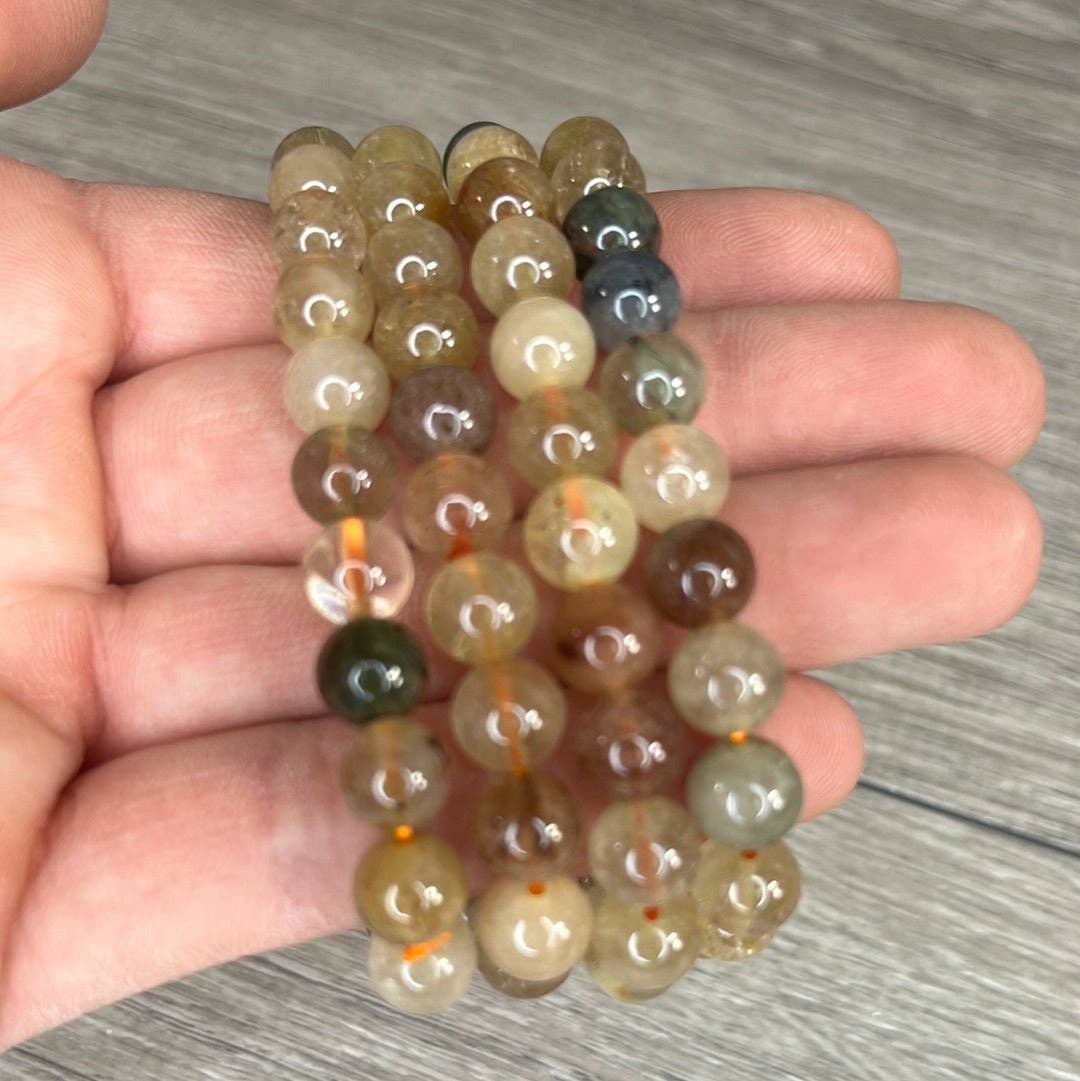 Gemstone 8 mm Round Bracelets