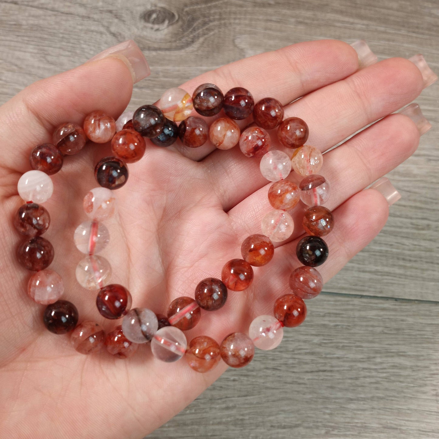 Gemstone 8 mm Round Bracelets