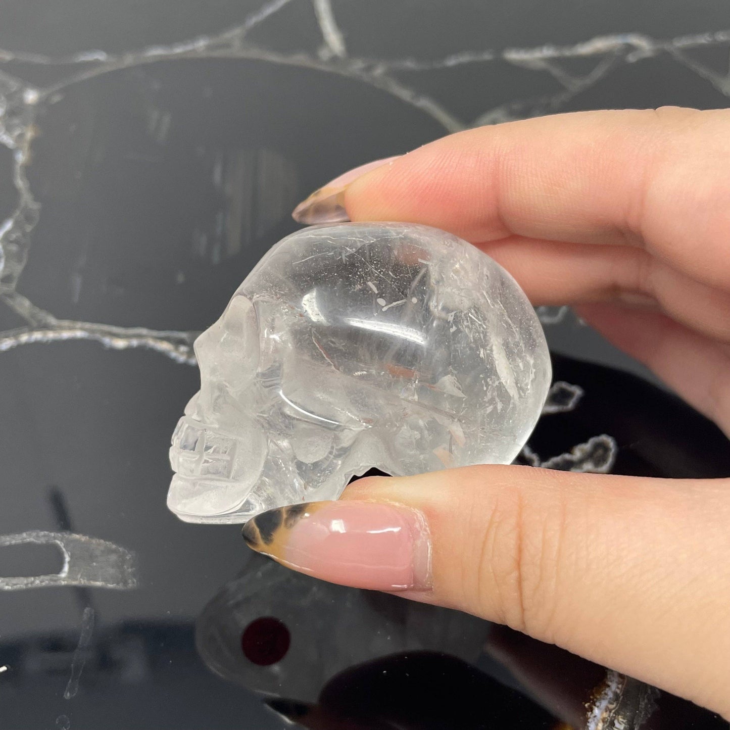 Clear Quartz Skull